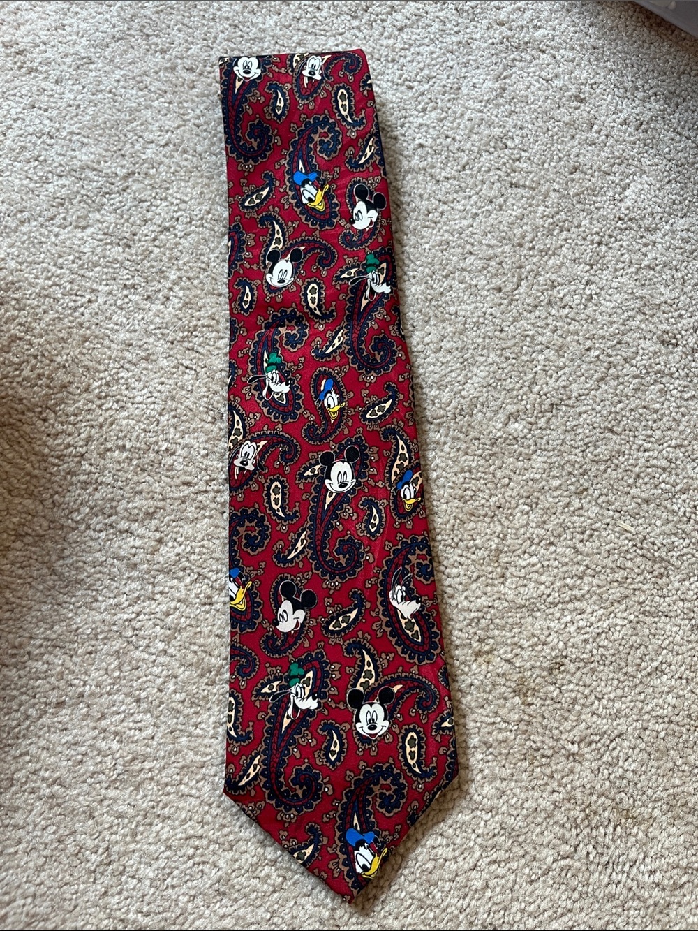 Vintage Paisley Disney Tie
